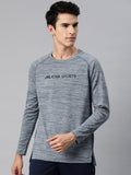 Alcis Men Brand Logo Printed Anti Static Slim Fit T-shirt | Grocsy