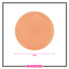 Miss Claire Lx051 Facial Scrubber Round - Peach | Grocsy