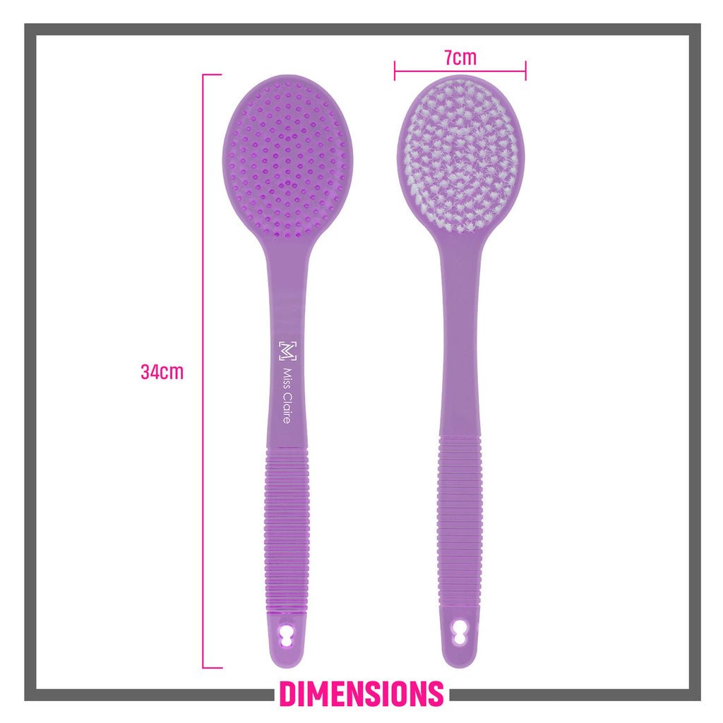 Miss Claire Lx008 Bath Brush - Purple | Grocsy