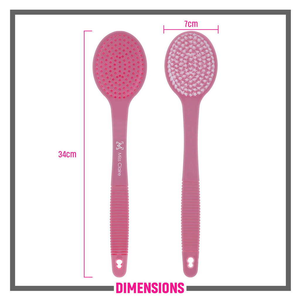 Miss Claire Lx008 Bath Brush - Pink | Grocsy