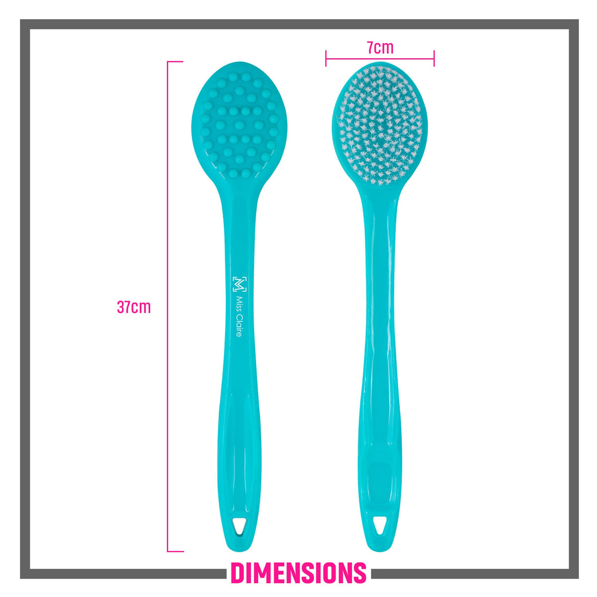Miss Claire Lx038 Bath Brush - Blue | Grocsy