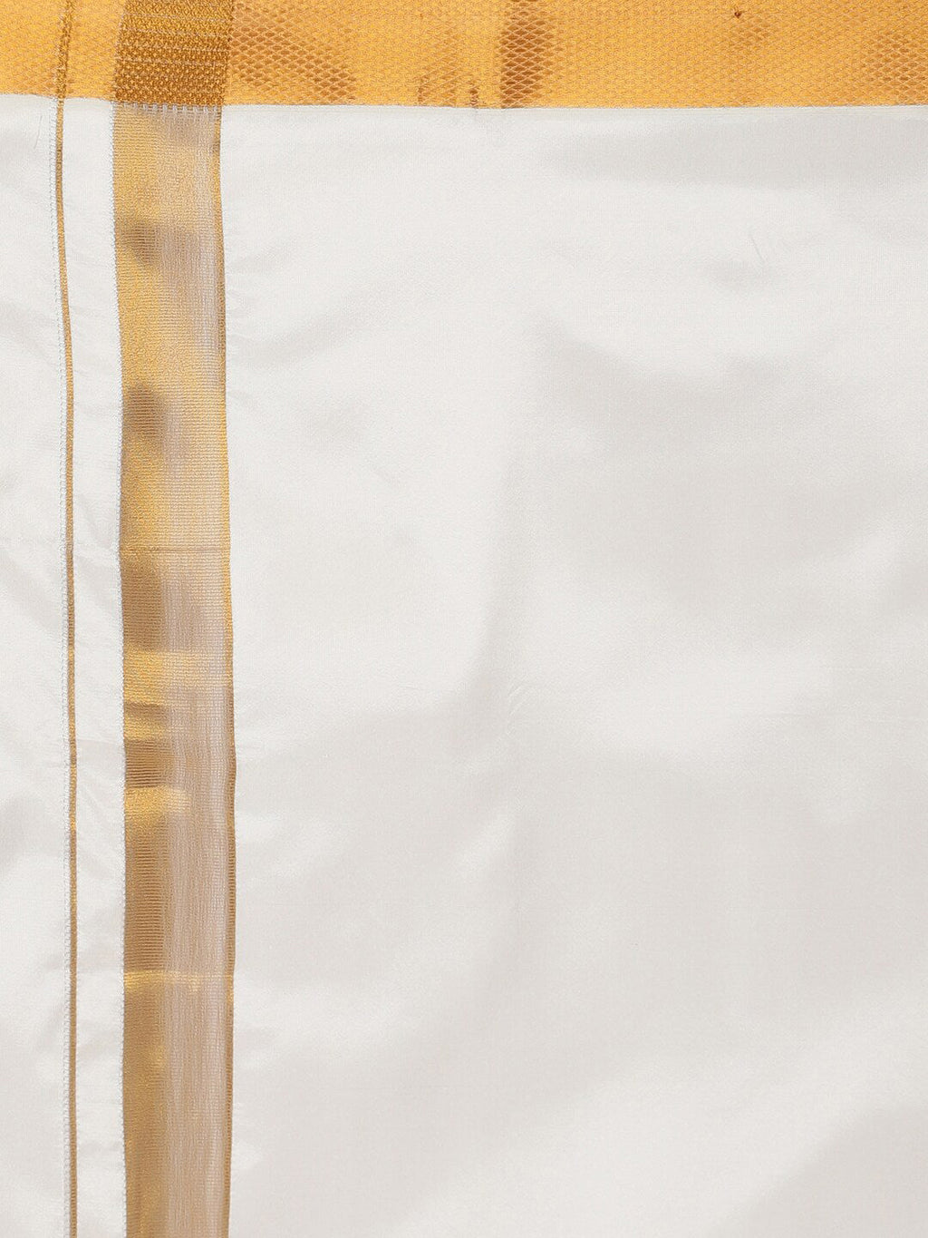 Sethukrishna Men Cream-Coloured Solid Dhoti | Grocsy