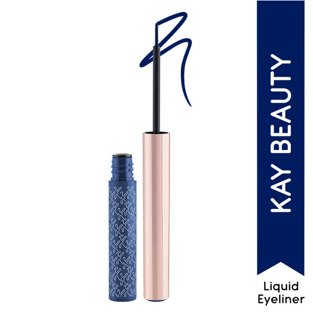 Kay Beauty By Katrina Kaif Quick Dry Liquid Eyeliner - Exotic Indigo | Grocsy