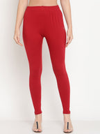 TAG 7 Women Pack Of 2 Solid Ankle-Length Leggings | Grocsy