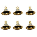 Uapan Brass Pooja Room Bells with J Hook | Grocsy