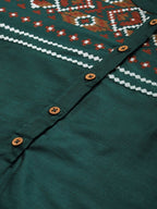 All About You Women Green Kurta with Trousers | Grocsy