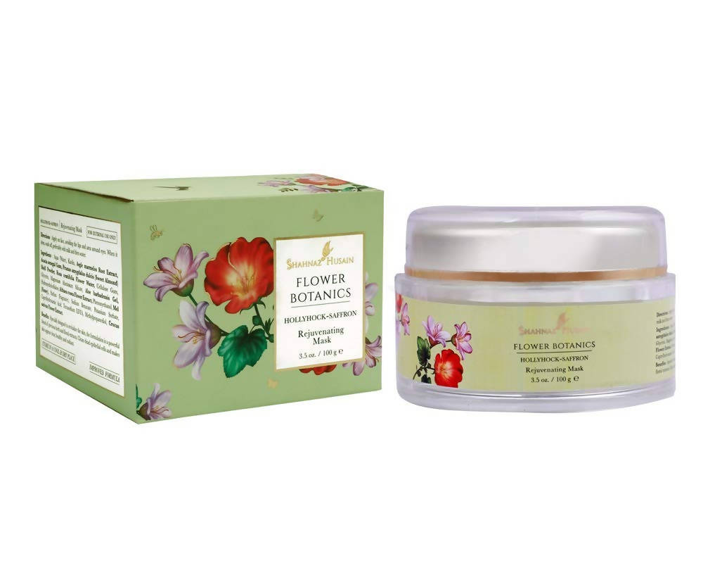 Shahnaz Husain Flower Botanics Hollyhock-Saffron Rejuvenating Mask | Grocsy