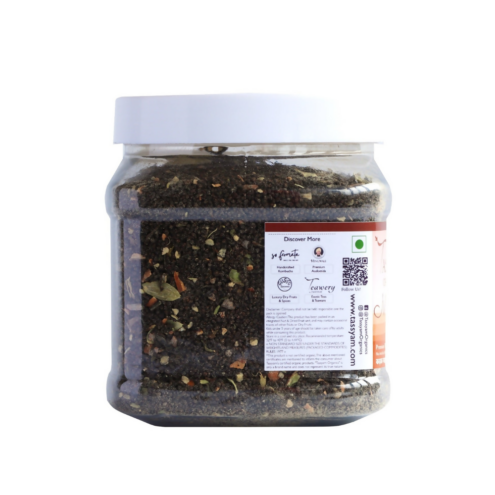 Tassyam Organics Strong Assam Masala Tea - Jar | Grocsy