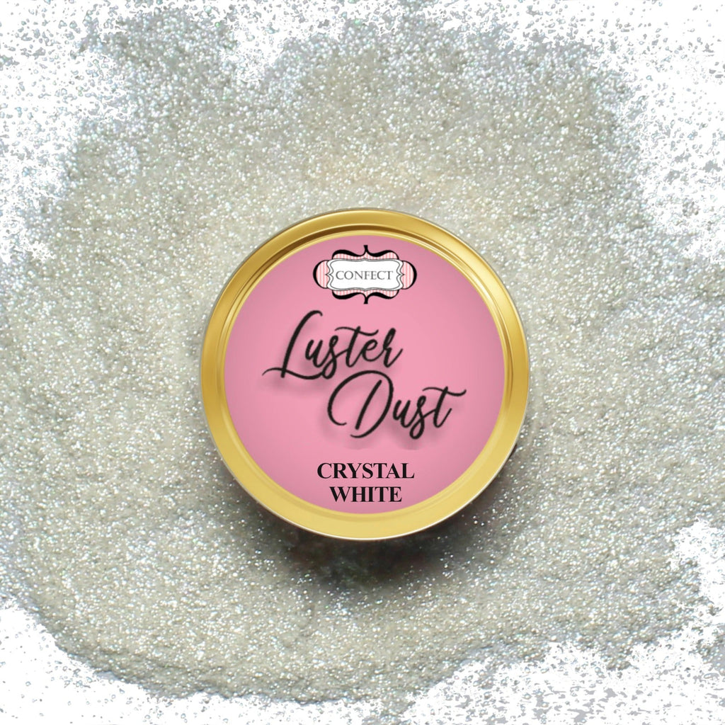 Confect Edible Luster Dust – Pack of 5 | Black, White, Silver, Pink, Gold | | Grocsy
