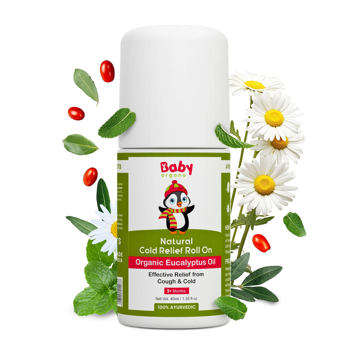 Babyorgano Natural Cold Relief Roll On | Grocsy