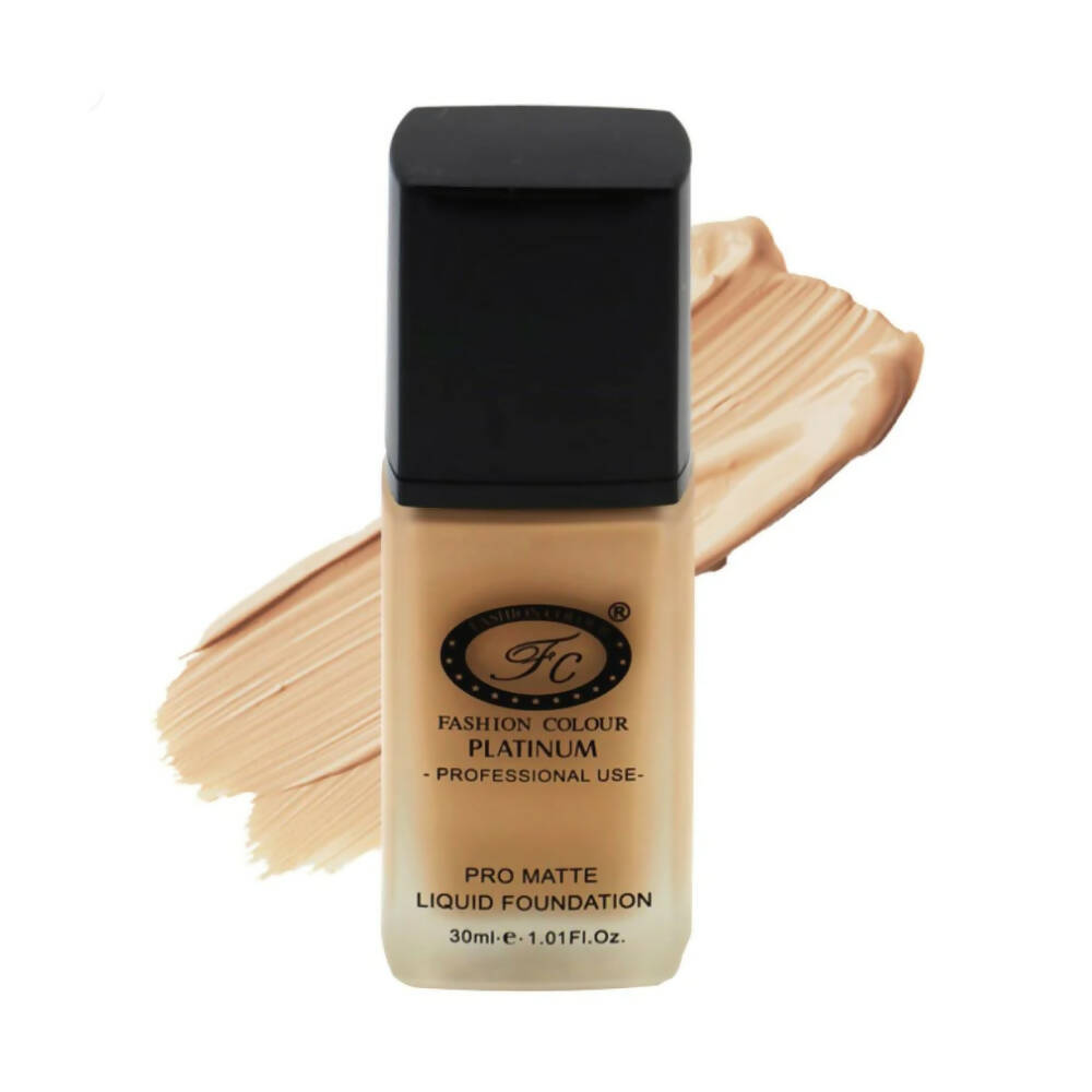 Fashion Colour Pro Matte Liquid Foundation-Vanila (Medium Skin Tone) | Grocsy