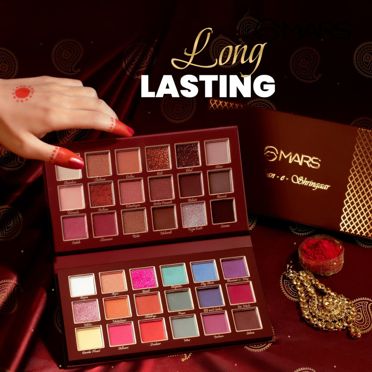 MARS Cosmetics Jashan-E-Sringaar Eyeshadow Palette | Grocsy