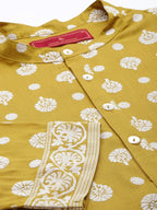 House of Pataudi Jashn Ethnic Motifs Printed Kurta | Grocsy