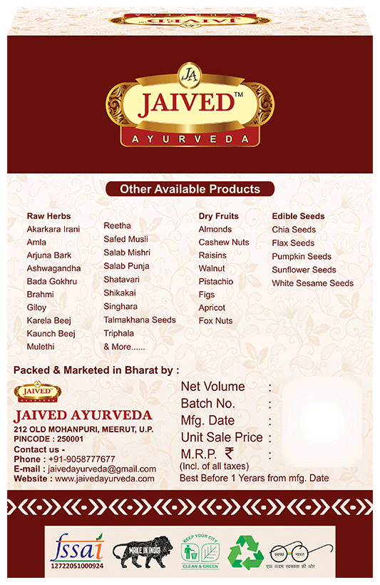 Jaived Ayurveda Salab Mishri | Grocsy