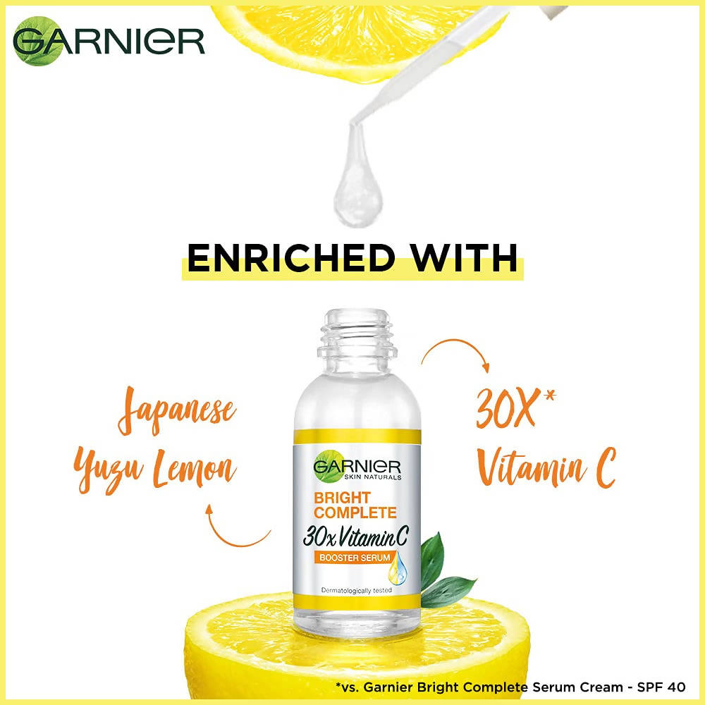 Garnier Bright Complete Vitamin C Booster Face Serum | Grocsy