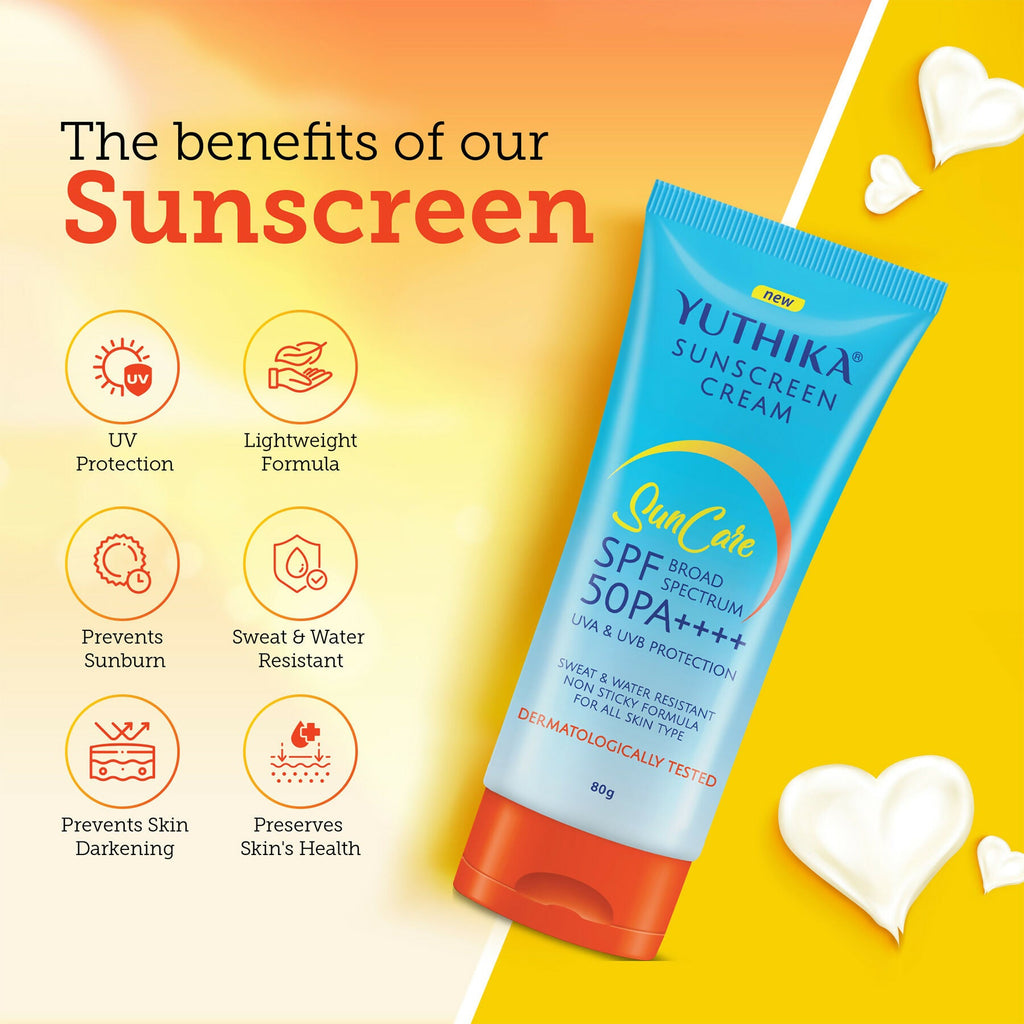 Yuthika Sunscreen Lotion SPF 50 PA+++ | Grocsy