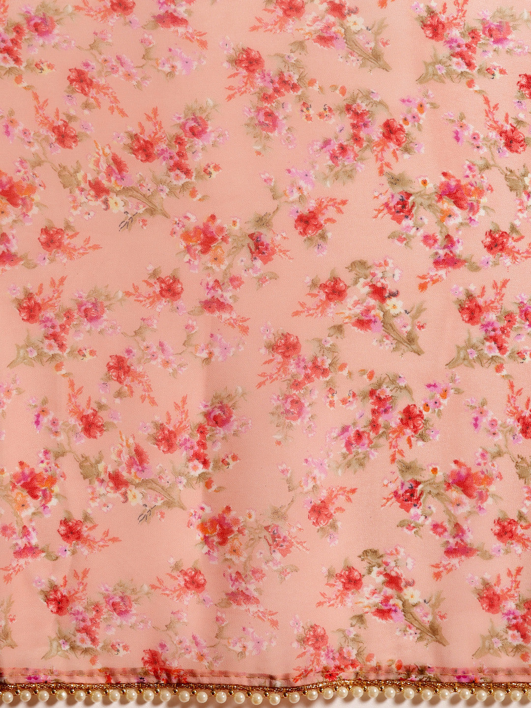 Tikhi Imli Pink Printed Saree | Grocsy