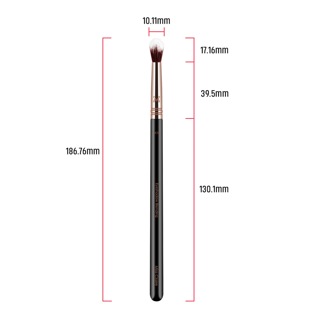 Miss Claire M18 - Eyeshadow Blending Brush - Rose Gold | Grocsy