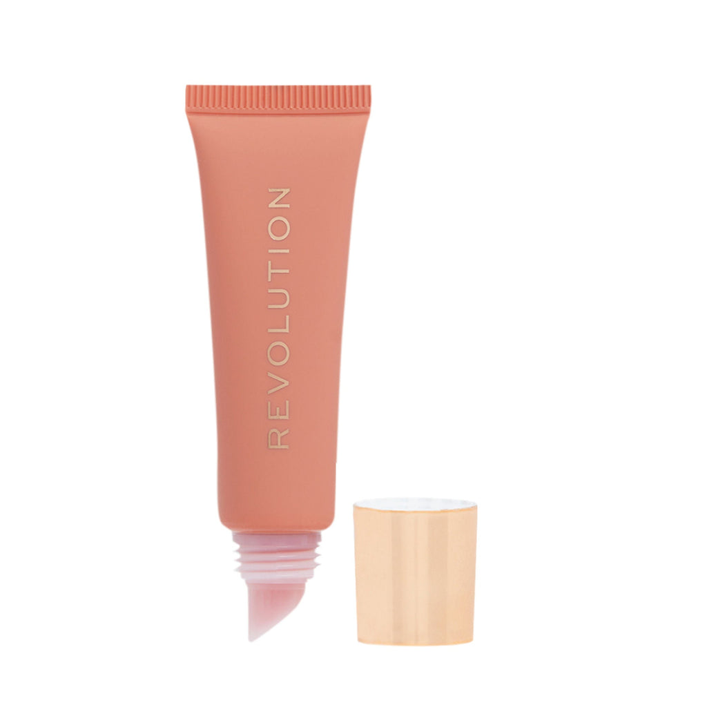 Makeup Revolution Juicy Peptide Lip Balm - Nude Spice | Grocsy