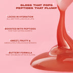Makeup Revolution Juicy Peptide Lip Balm - Pink Strawberry | Grocsy