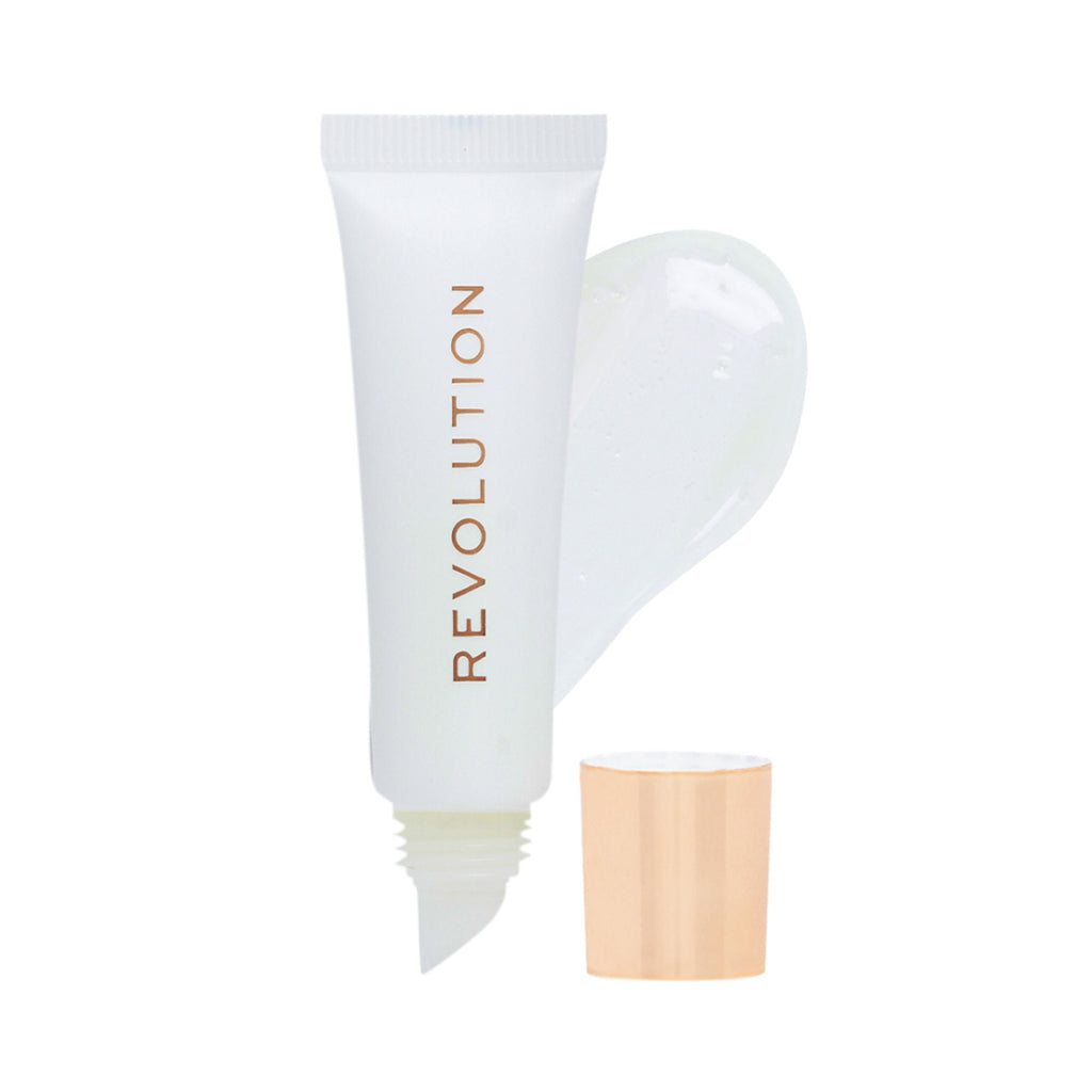 Makeup Revolution Juicy Peptide Lip Balm - Clear Ice | Grocsy