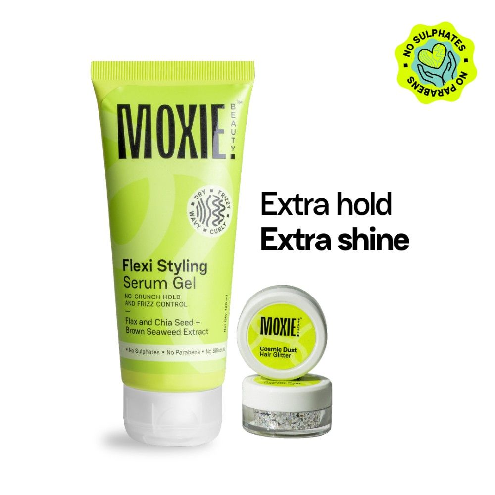 Moxie Beauty Hold My Sparkle - Styling Gel & Hair Glitter Duo | Grocsy