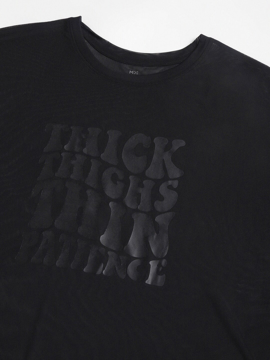 MKH Typography Printed Dri-FIT Relaxed Fit Sports T-shirt | Grocsy