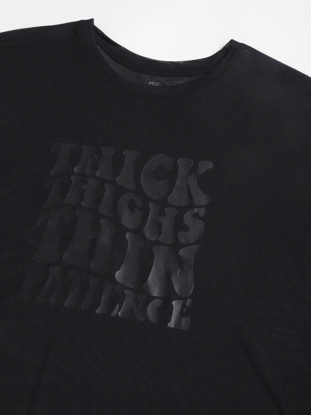 MKH Typography Printed Dri-FIT Relaxed Fit Sports T-shirt | Grocsy
