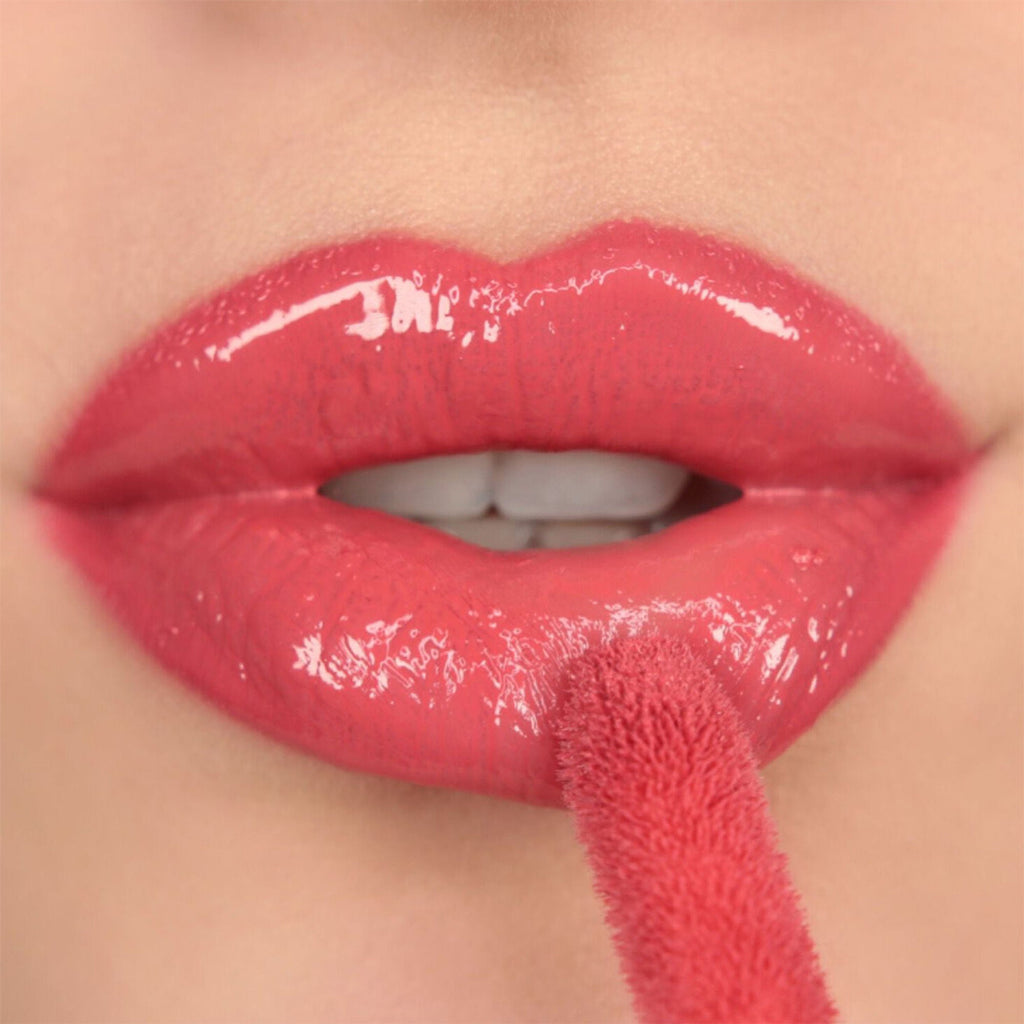Makeup Revolution Pout Bomb Plumping Gloss - Peachy Coral | Grocsy