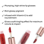 Makeup Revolution Pout Bomb Plumping Gloss - Juicy Red | Grocsy