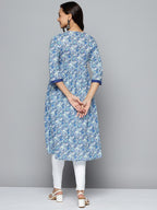 HERE&NOW Paisley Printed Empire A-Line Kurta | Grocsy
