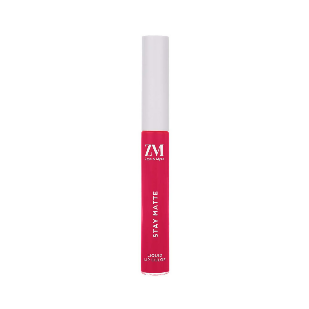 Zayn & Myza Stay Matte Liquid Lip Color - 03 Pink Flamingo | Grocsy