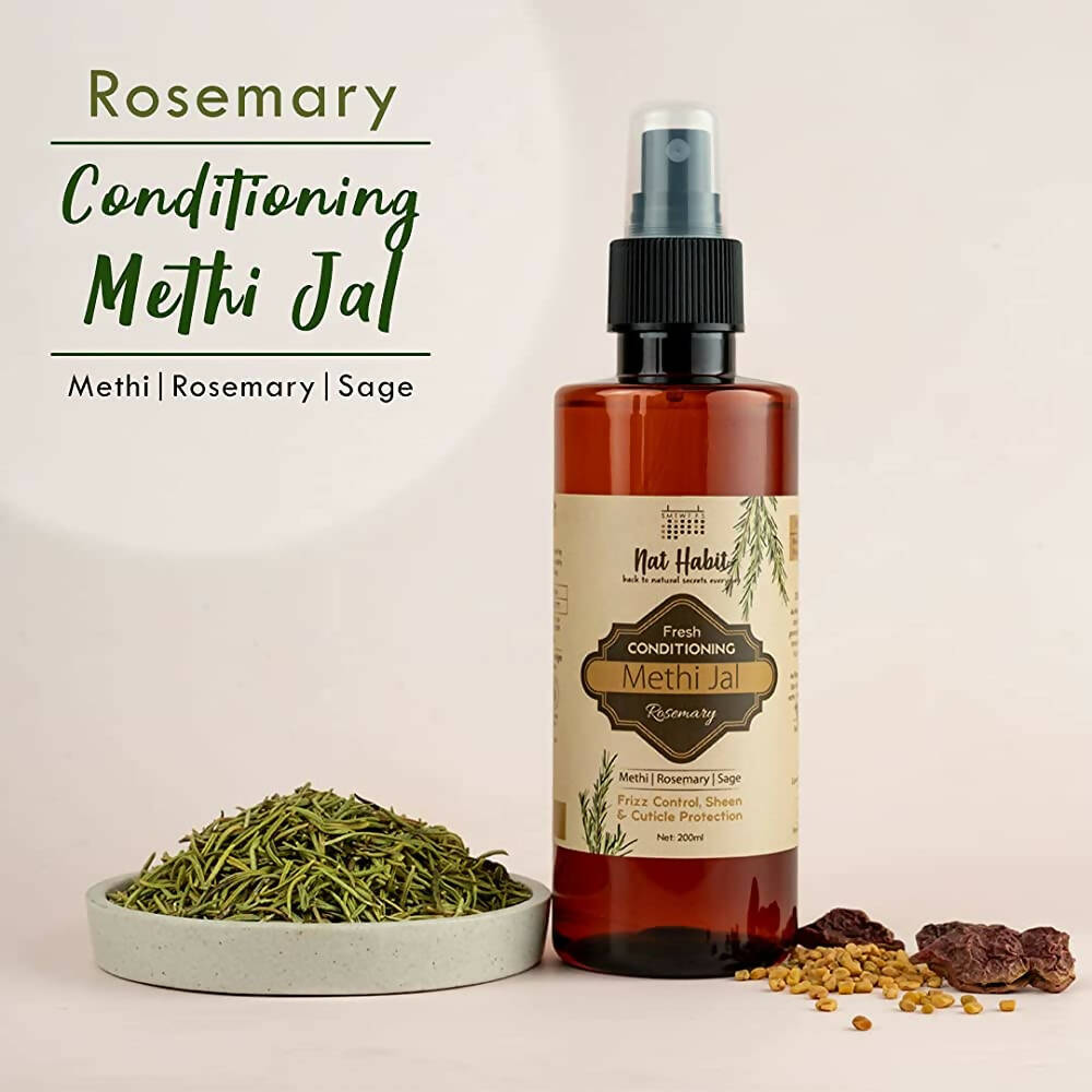 Nat Habit Fresh Conditioning Methi Jal Rosemary Hair Serum | Grocsy
