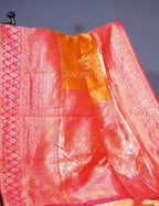 Shades of Yellow Floral Designbanaras Semi Silk Saree By Gayathri Reddy Designer Studio | Grocsy