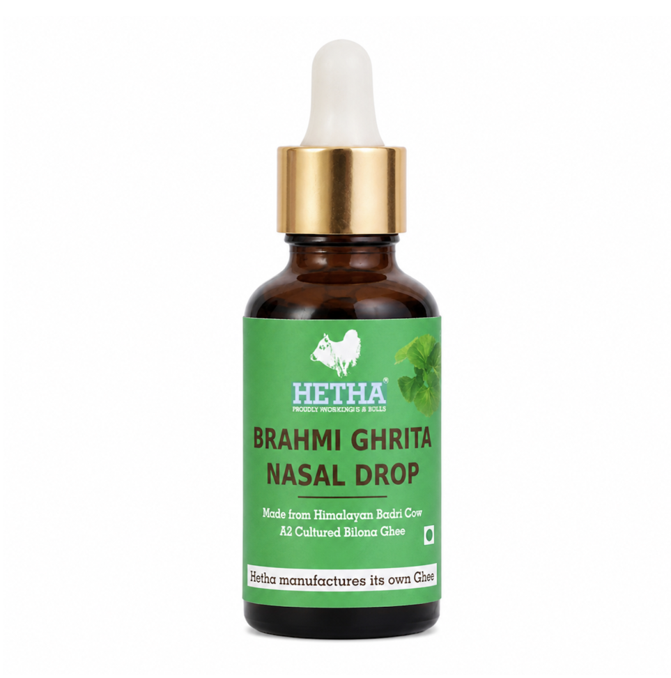 Hetha Brahmi Ghrita Nasal Drop | Grocsy