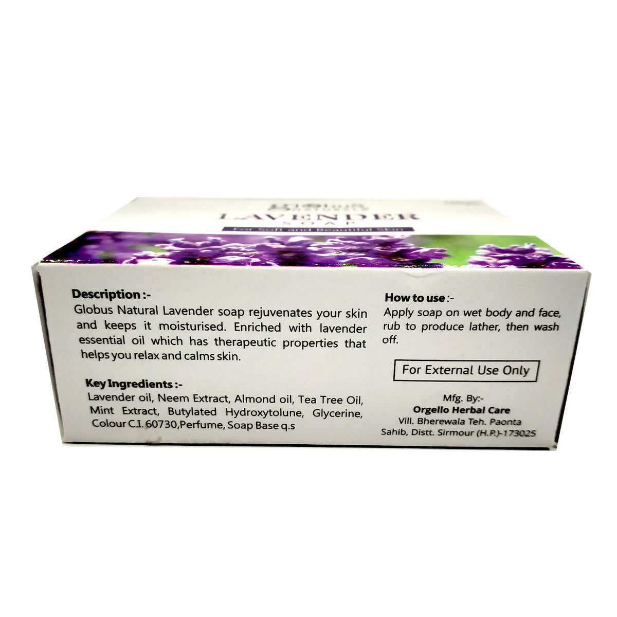 Globus Naturals Lavender Soap | Grocsy