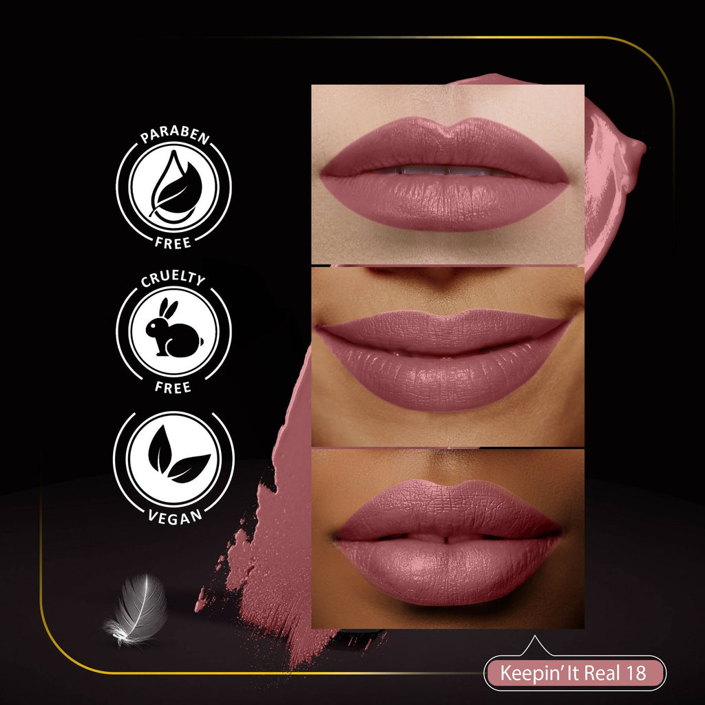 Faces Canada Comfy Matte Creme Lipstick - Keepin' It Real 18 | Grocsy