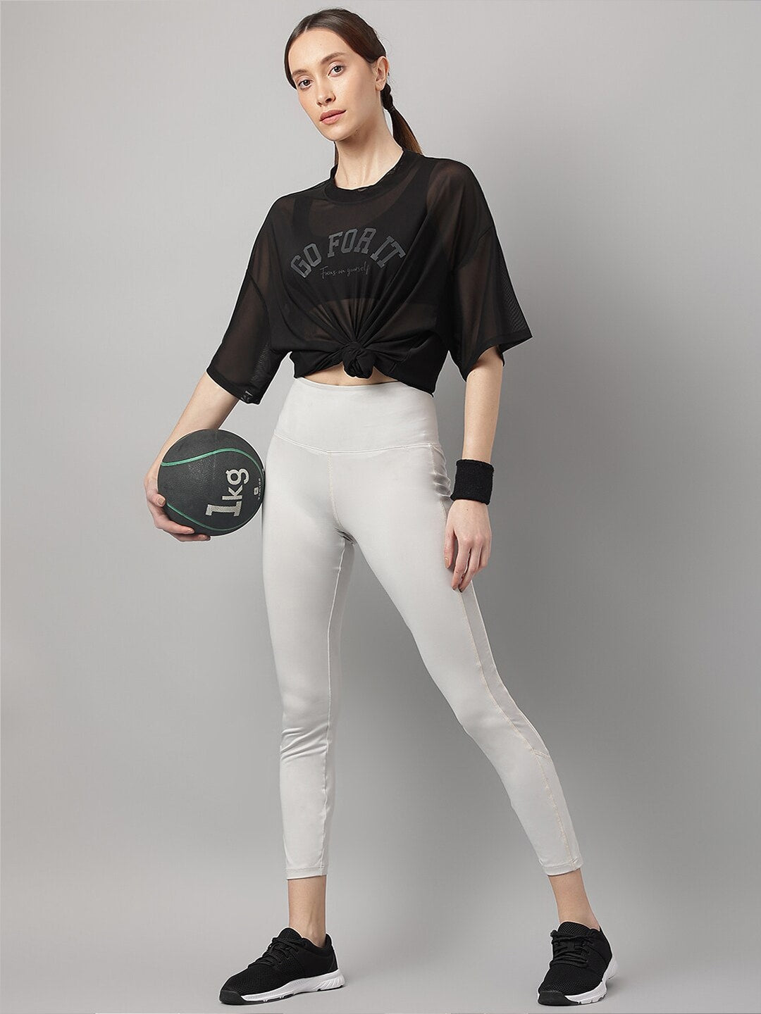 MKH Typography Printed Drop Shoulder Sleeves Dri-FIT Sports T-Shirt | Grocsy