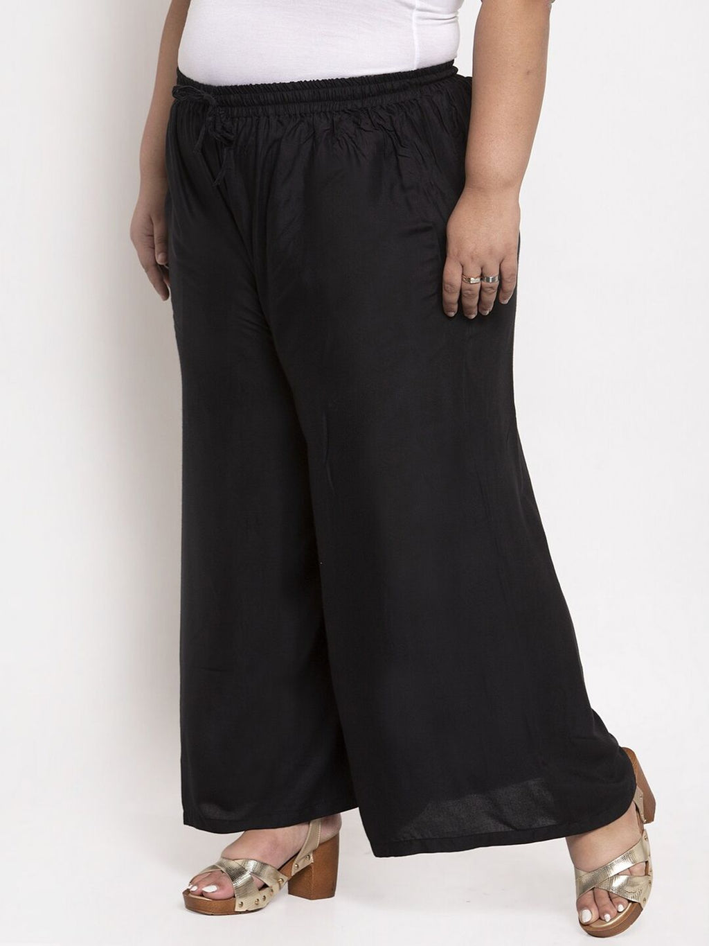 TAG 7 Women Wide Leg Palazzos | Grocsy