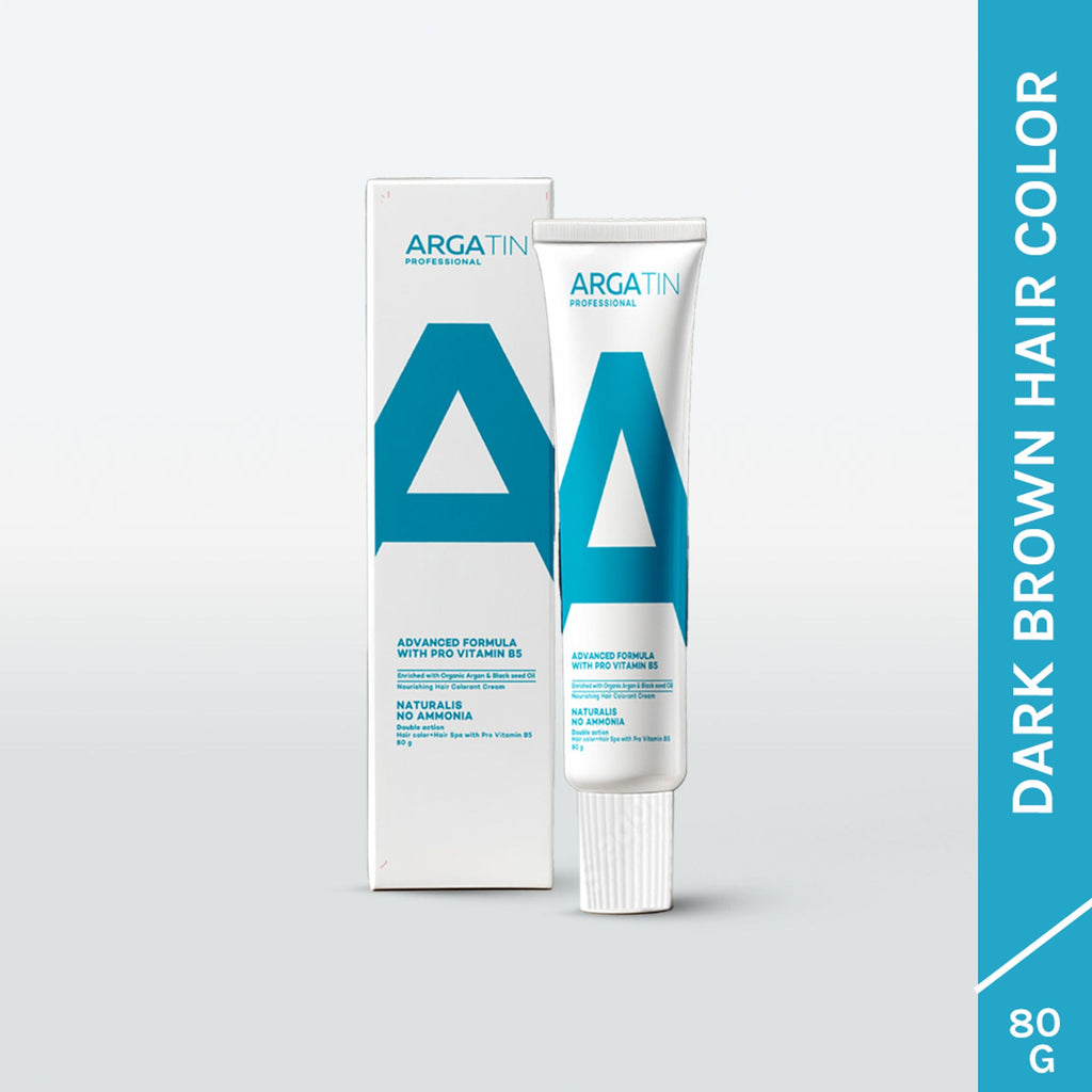 Argatin Naturalis Hair Color Cream With Black Seed Oil & Argan Oil - 3 Dark Brown | Grocsy