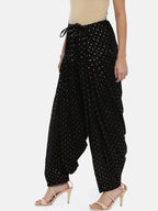 Souchii Black Woven Design Patiala | Grocsy