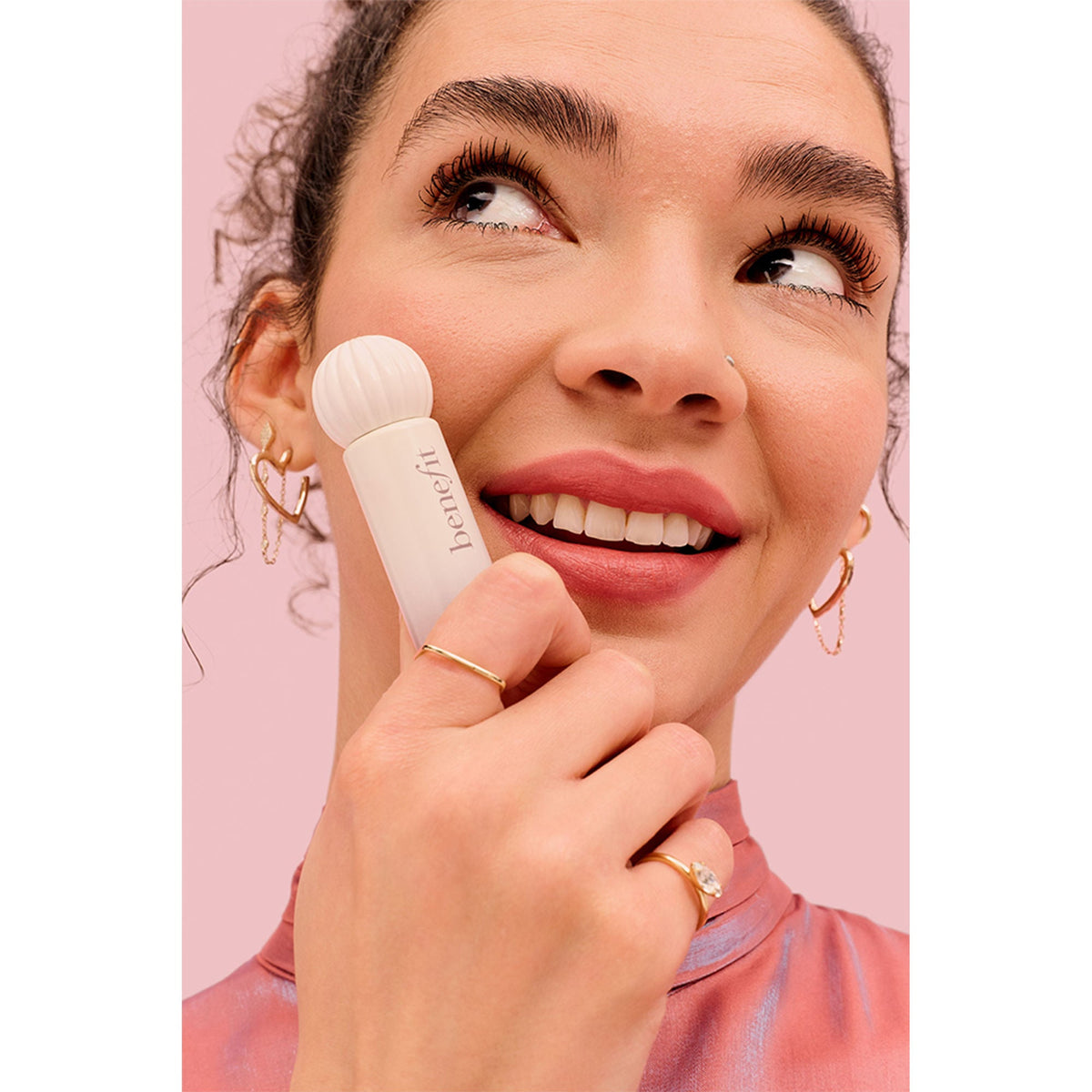 Benefit Cosmetics Plushtint Matte Lip Tint - 02 Cream Puff Almond Pink | Grocsy