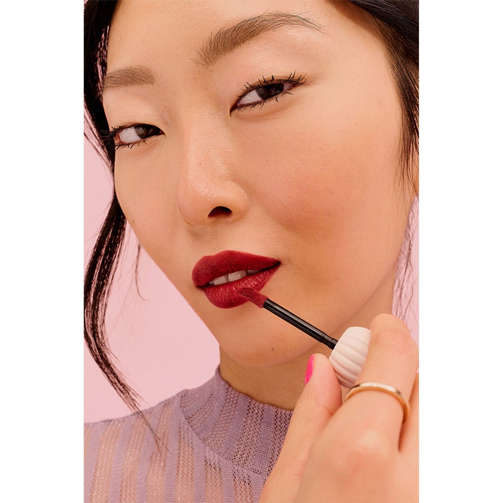 Benefit Cosmetics Plushtint Matte Lip Tint - 30 Snuggle Up Cherry Chocolate | Grocsy