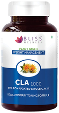 Bliss Welness Weight Management CLA 1000 80% Conjugated Linoleic Acid Capsule | Grocsy