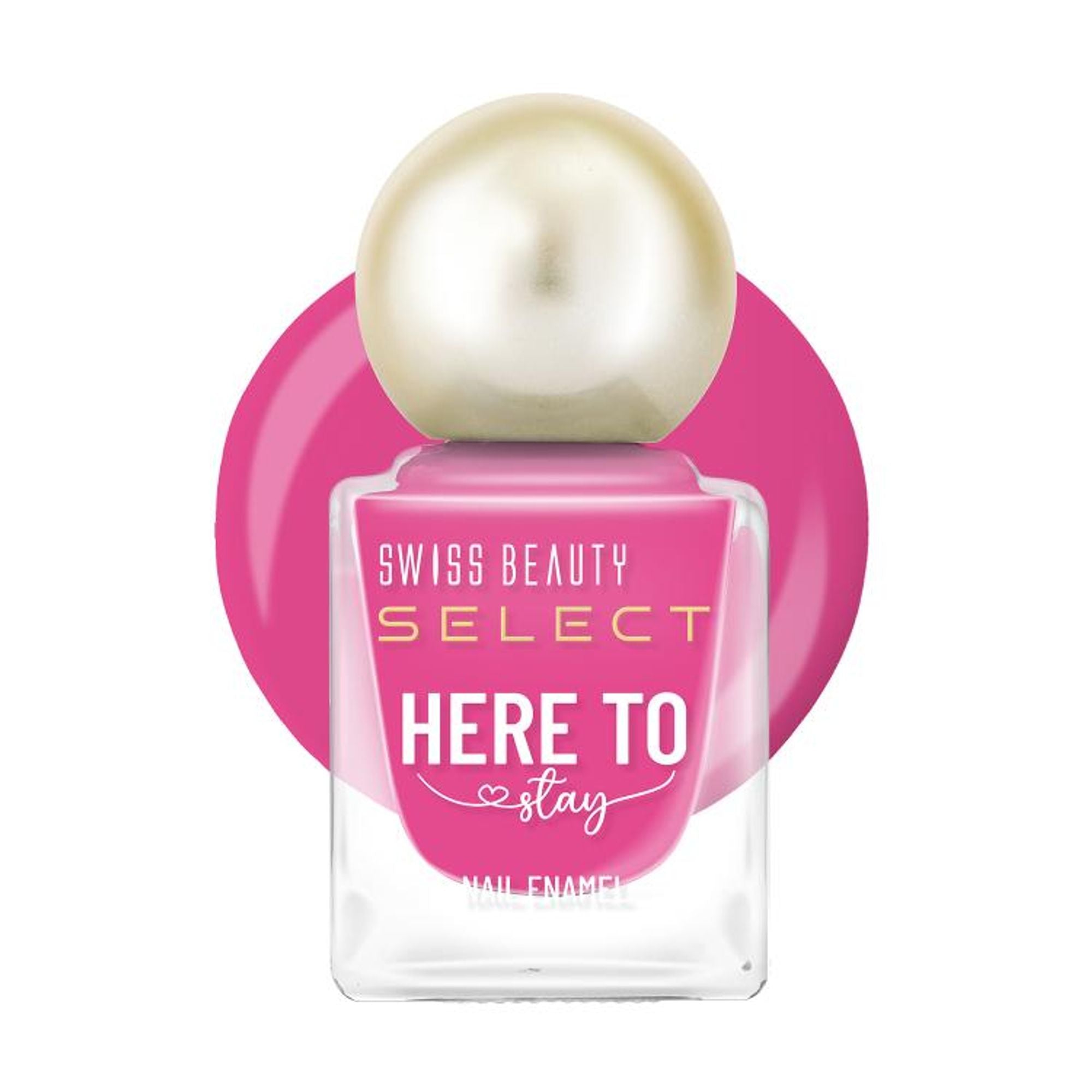 Swiss Beauty Select Here To Stay Nail Enamel - Wild Pink | Grocsy