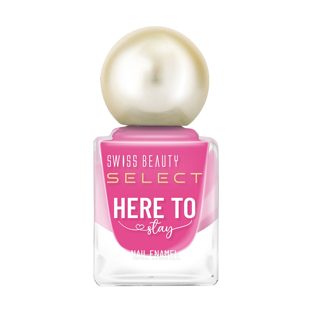 Swiss Beauty Select Here To Stay Nail Enamel - Wild Pink | Grocsy