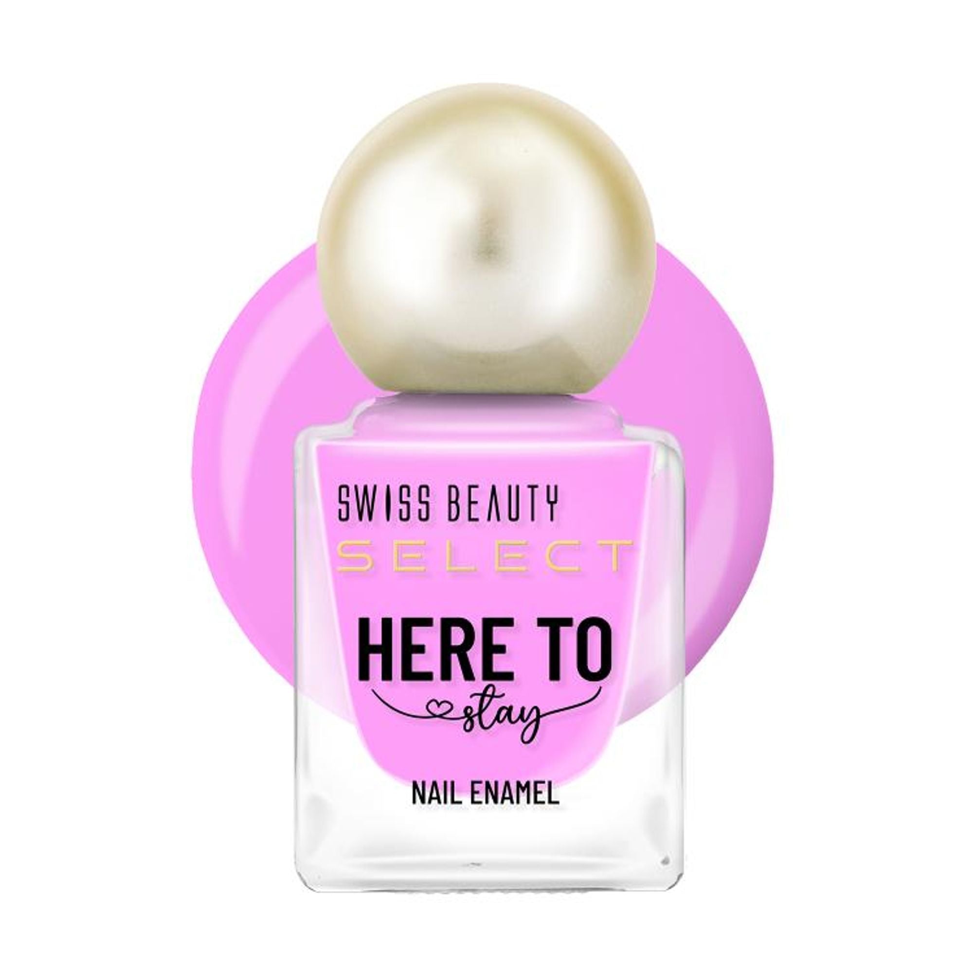 Swiss Beauty Select Here To Stay Nail Enamel - Persian Pink | Grocsy