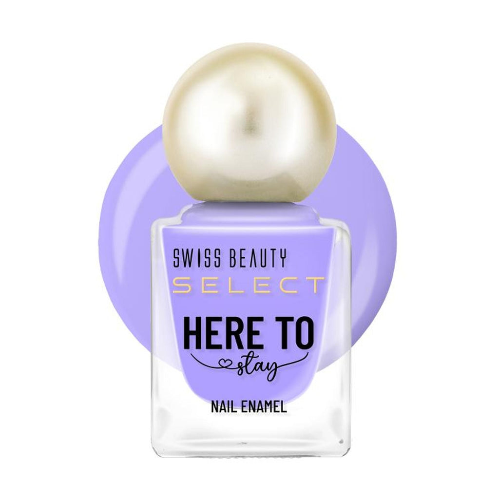 Swiss Beauty Select Here To Stay Nail Enamel - Lavender Herb | Grocsy