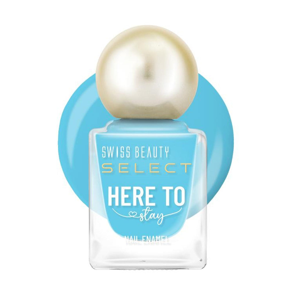 Swiss Beauty Select Here To Stay Nail Enamel - Ibiza Blue | Grocsy