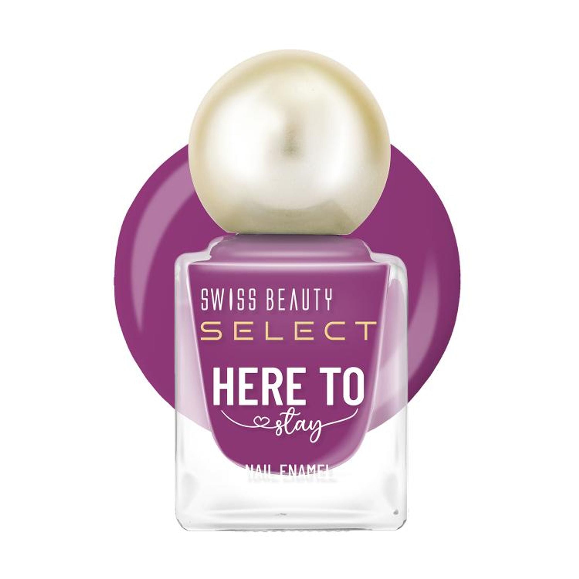 Swiss Beauty Select Here To Stay Nail Enamel - Winter Magenta | Grocsy
